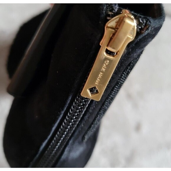 Cole Haan Claremont Calf Hair Ankle Bootie In Ocelot Print Size 7.5 - Picture 9 of 11